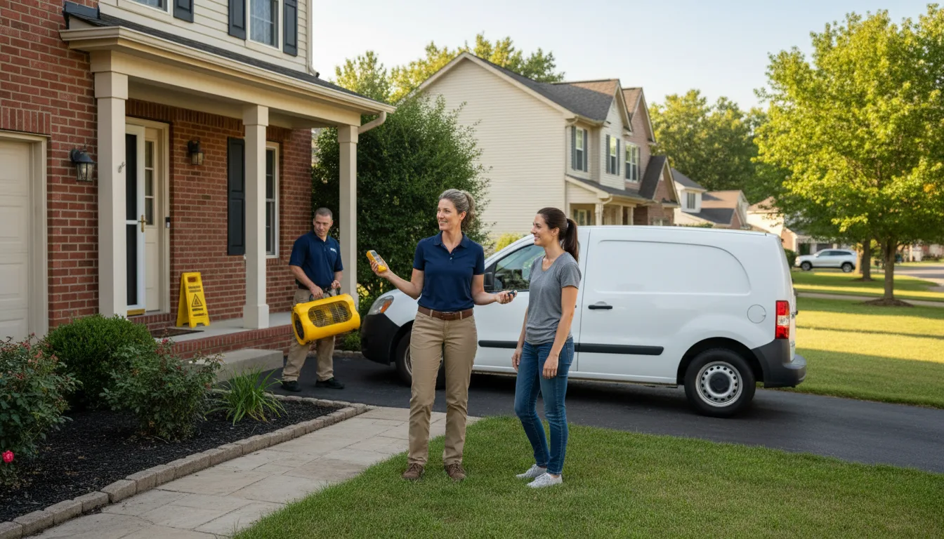 Water restoration image for Dehumidification And Cleanup Services in Greenfield, MA